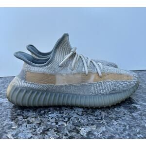 Adidas Yeezy Boost 350 V2 Israfil Grey Blue Suede (FZ5421) Size 9.5